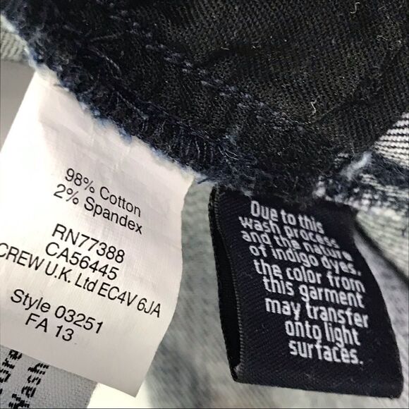 J Crew Women’s Toothpick Polka Dot Jeans Size 25 - Picture 8 of 8